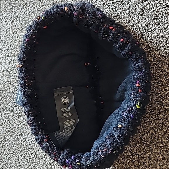 Buff Knitted and Fleece Hat - Picture 3 of 3